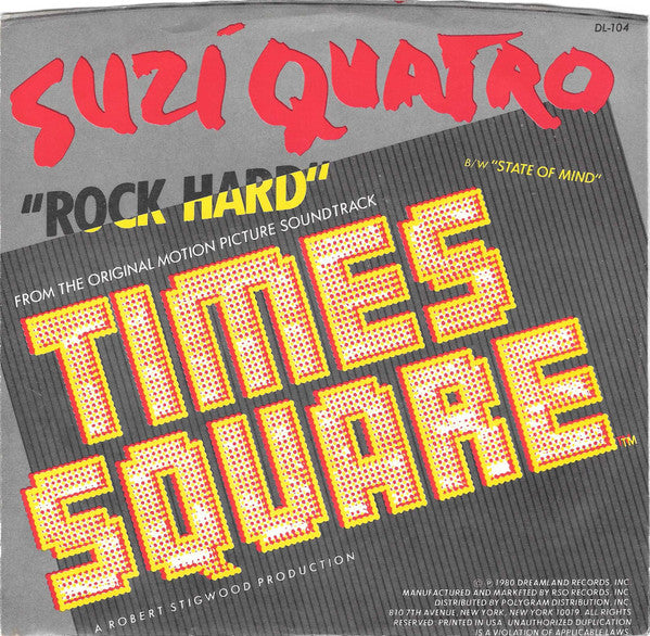 Suzi Quatro : Rock Hard (7", Single)