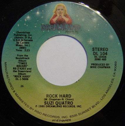 Suzi Quatro : Rock Hard (7", Single)