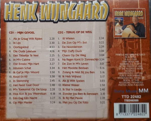 Henk Wijngaard : Mijn Gevoel / Terug Op De Weg (2xCD, Album, Comp)