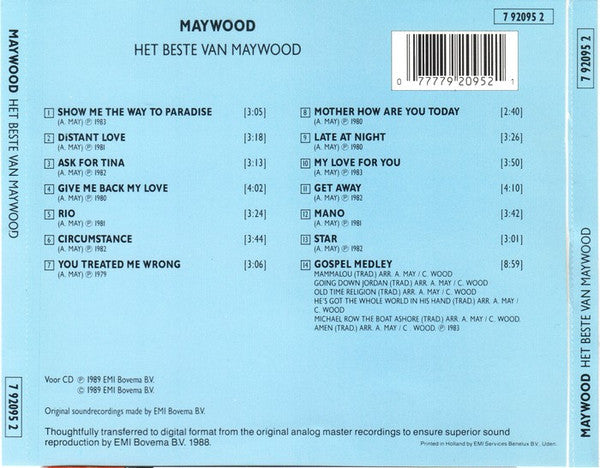 Maywood : Het Beste Van Maywood (CD, Comp)
