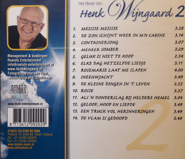 Henk Wijngaard : Het Beste Van Henk Wijngaard (2) (CD, Comp)