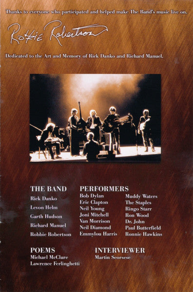 The Band : The Last Waltz (DVD-V, RM, S/Edition, Multichannel, NTSC, Reg)