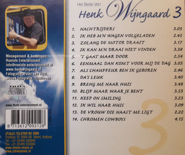 Henk Wijngaard : Het Beste Van Henk Wijngaard (3) (CD, Comp)