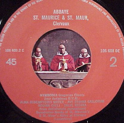 Benediktiner Mönche Der Abtei Saint-Maurice & Saint-Maur : Chant Grégorien (7", EP)