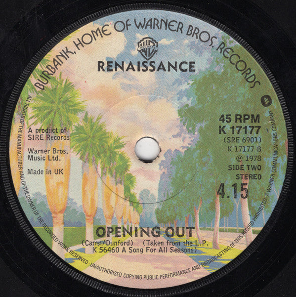Renaissance (4) : Northern Lights (7", Single)