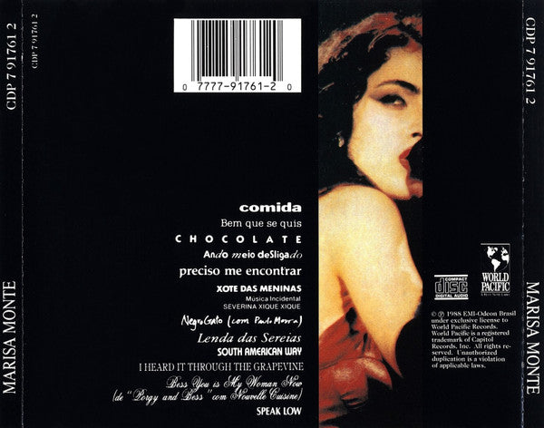 Marisa Monte : MM (CD, Album)
