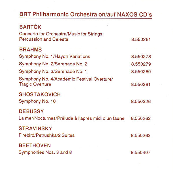 Igor Stravinsky, Belgian Radio And Television Philharmonic Orchestra, Alexander Rahbari : Le Sacre Du Printemps • Jeu De Cartes (CD, Album)