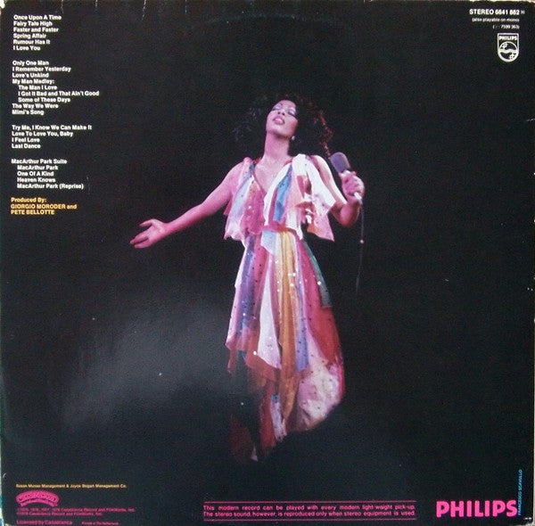 Donna Summer : Live And More (2xLP, Album)