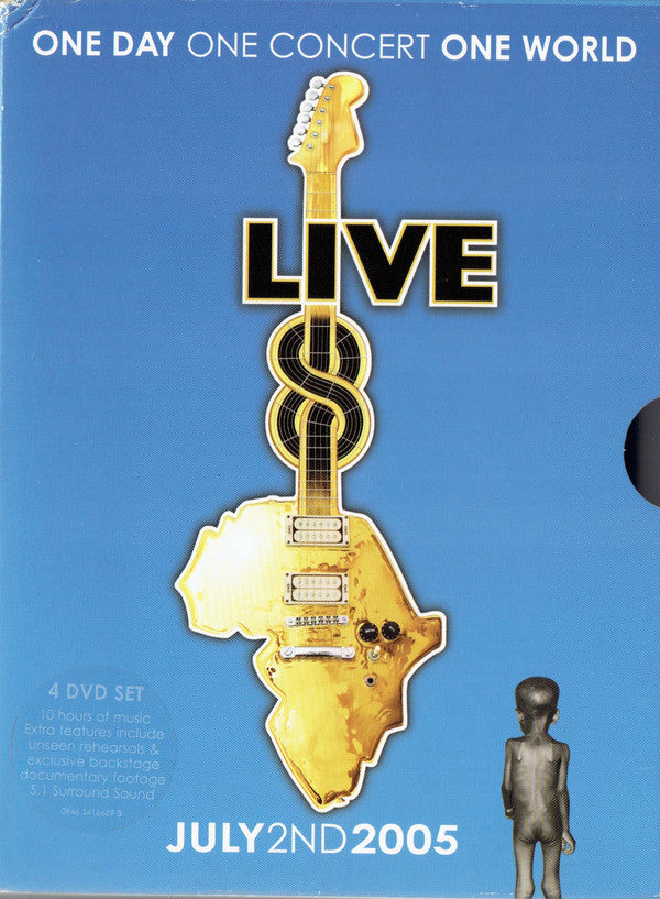 Various : Live 8: One Day, One Concert, One World (4xDVD, PAL, Dua)