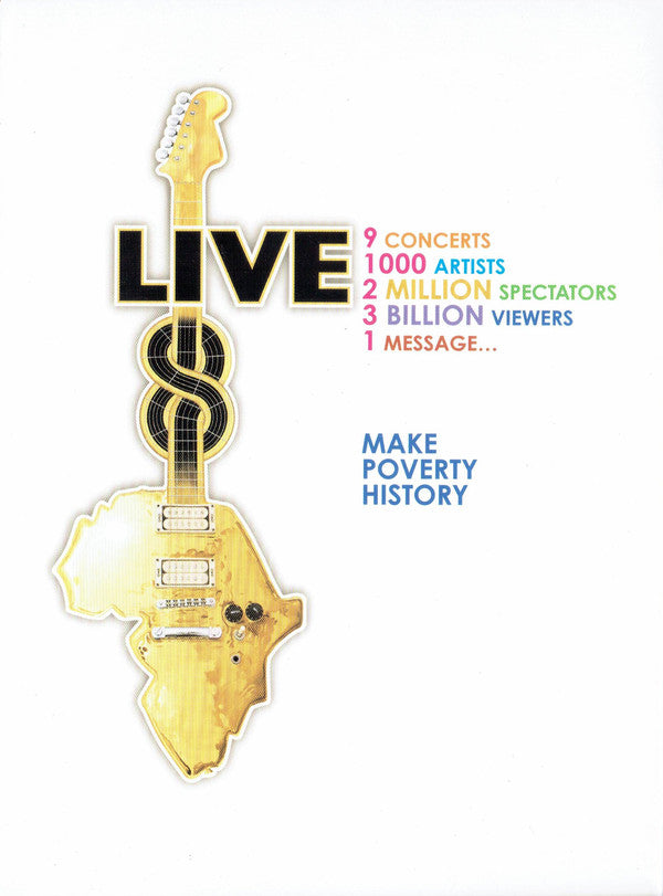 Various : Live 8: One Day, One Concert, One World (4xDVD, PAL, Dua)
