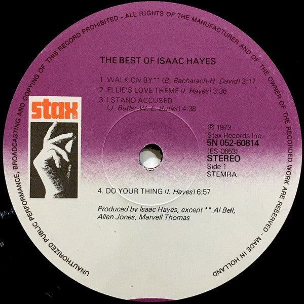 Isaac Hayes : The Best Of Isaac Hayes (LP, Comp)