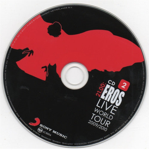 Eros Ramazzotti : 21.00: Eros Live World Tour 2009/2010 (2xCD, Album)