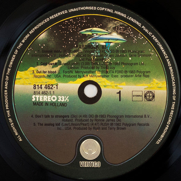 Various : Hardrock '83 (LP, Comp)