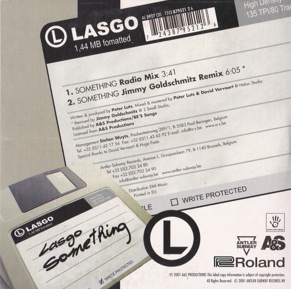 Lasgo : Something (CD, Single, Car)