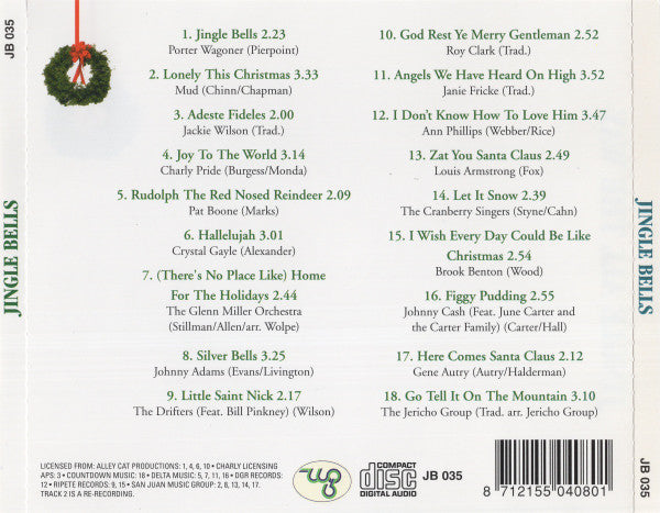 Various : Jingle Bells (The Most Beautiful Christmas Songs) (CD, Comp)