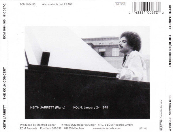 Keith Jarrett : The Köln Concert (CD, Album, RE, EDC)