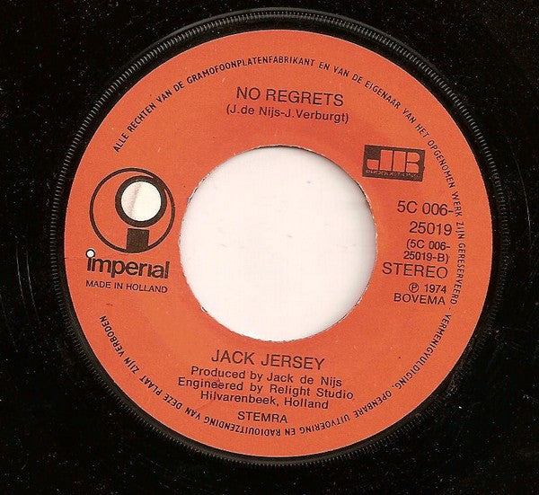 Jack Jersey : Pappa Was A Poor Man (7", Single)