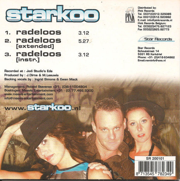 Starkoo : Radeloos (CD, Single)