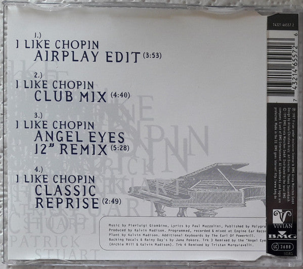 Patrick Stuart : I Like Chopin (CD, Single)