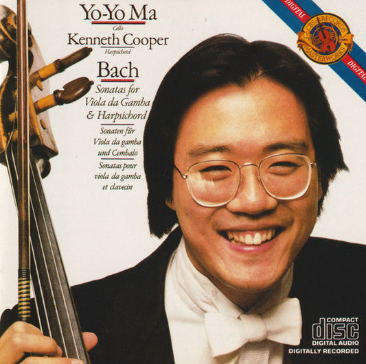 Johann Sebastian Bach / Yo-Yo Ma, Kenneth Cooper : Sonatas For Viola Da Gamba & Harpsichord (CD)