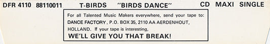 T-Birds : Birds Dance (CD, Maxi)