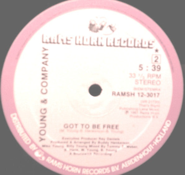 Young & Company : Strut Your Stuff /  	Got To Be Free (12")
