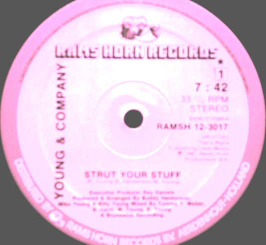 Young & Company : Strut Your Stuff /  	Got To Be Free (12")
