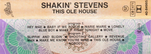 Shakin' Stevens : This Ole House (Cass, Album, Smo)