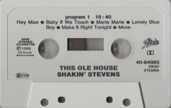Shakin' Stevens : This Ole House (Cass, Album, Smo)