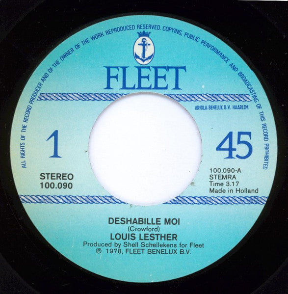 Louis Lesther : Deshabille Moi (7")