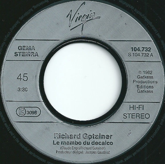 Richard Gotainer : Le Mambo Du Décalco (7", Single)