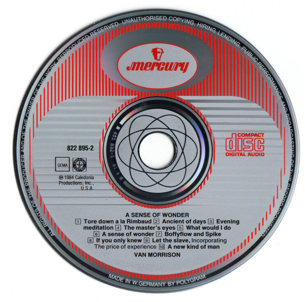 Van Morrison : A Sense Of Wonder (CD, Album)
