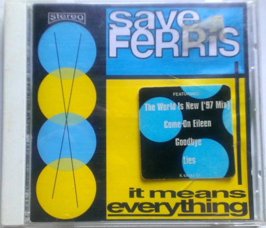 Save Ferris : It Means Everything (CD, Album, Enh)