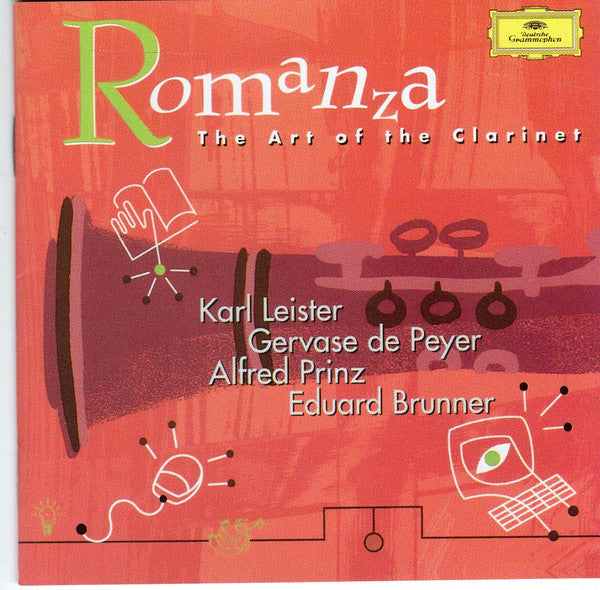 Karl Leister, Gervase de Peyer, Alfred Prinz & Eduard Brunner : Romanza The Art Of The Clarinet (CD, Comp, Club, BMG)