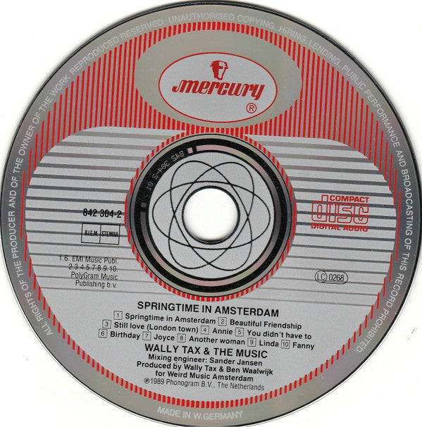 Wally Tax & The Music : Springtime In Amsterdam (CD, Album)