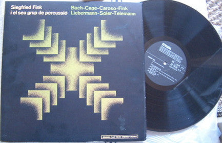 Würzburger Percussions-Ensemble : Bach - Cage - Caroso - Fink - Liebermann - Soler - Telemann (LP, Album, Tri)
