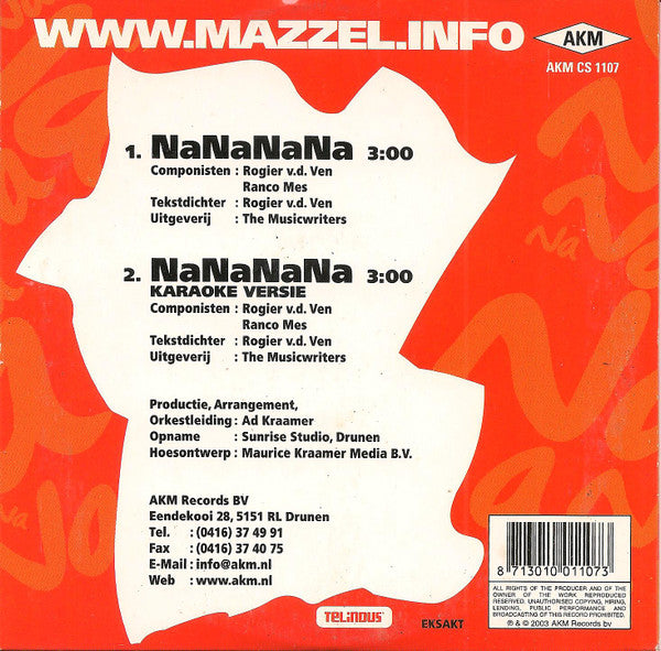 Mazzel : NaNaNaNa (CD, Single)