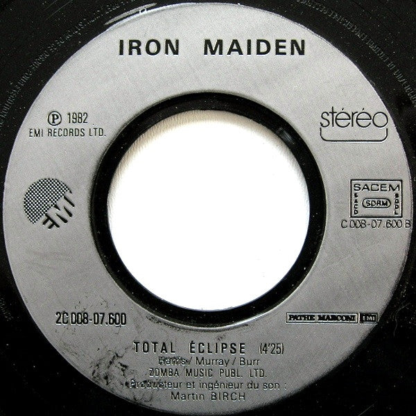 Iron Maiden : Run To The Hills (7", Single)