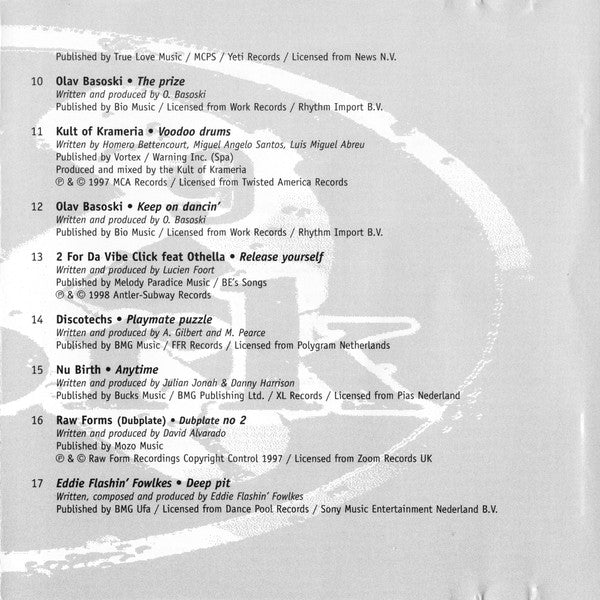 Various : Work 9 (CD, Comp, Mixed)