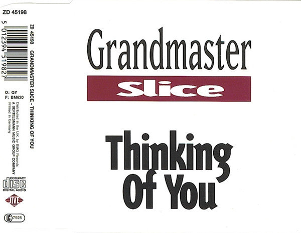 Grandmaster Slice : Thinking Of You (CD, Maxi)