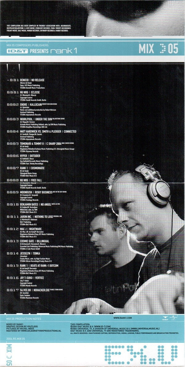 Rank 1 : Mix 05: ID&T Presents Rank 1 (CD, Mixed)