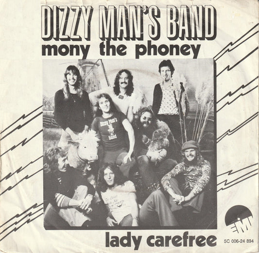 Dizzy Man's Band : Mony The Phoney / Lady Carefree (7", Single, Smo)