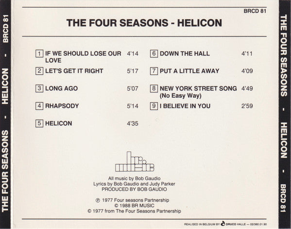 The Four Seasons : Helicon (CD, Album, RE)