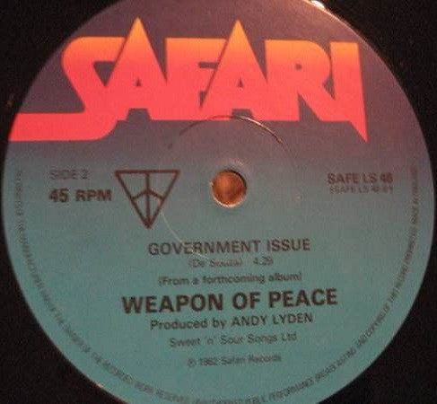 Weapon Of Peace : Hit And Run (12")