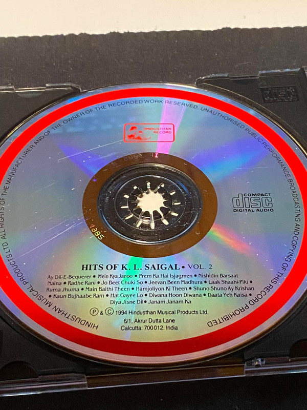 K. L. Saigal : Hits Of K.L. Saigal Vol.2 (CD, Comp)