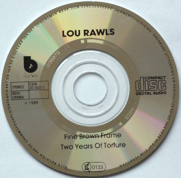 Lou Rawls & Dianne Reeves : Fine Brown Frame (CD, Mini, Single)