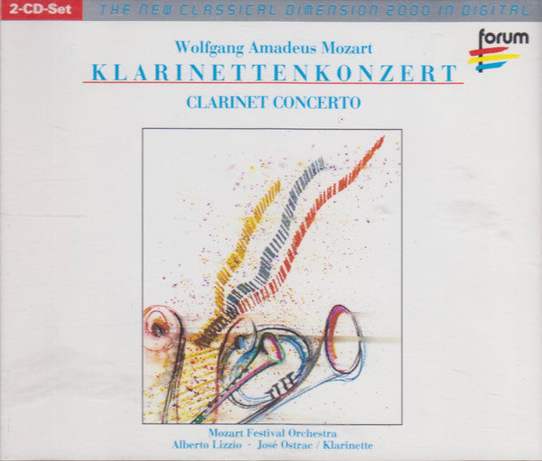 Wolfgang Amadeus Mozart - Mozart Festival Orchestra (2), Alberto Lizzio, Joze Ostranc : Klarinettenkonzert = Clarinet Concert (2xCD)