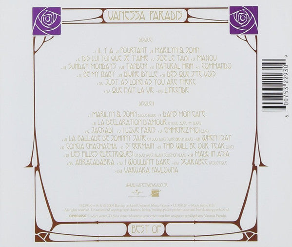 Vanessa Paradis : Best Of (2xCD, Comp, RE)