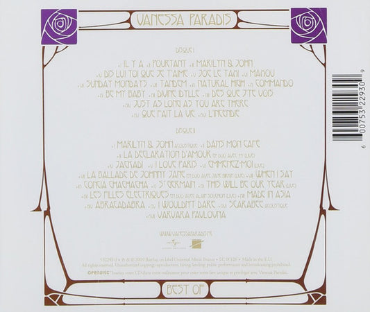 Vanessa Paradis : Best Of (2xCD, Comp, RE)