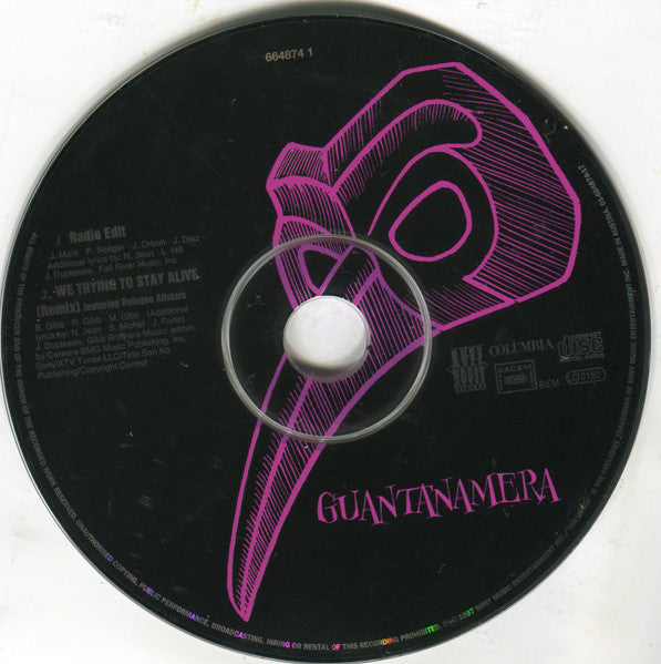 Wyclef Jean : Guantanamera (CD, Single, Car)